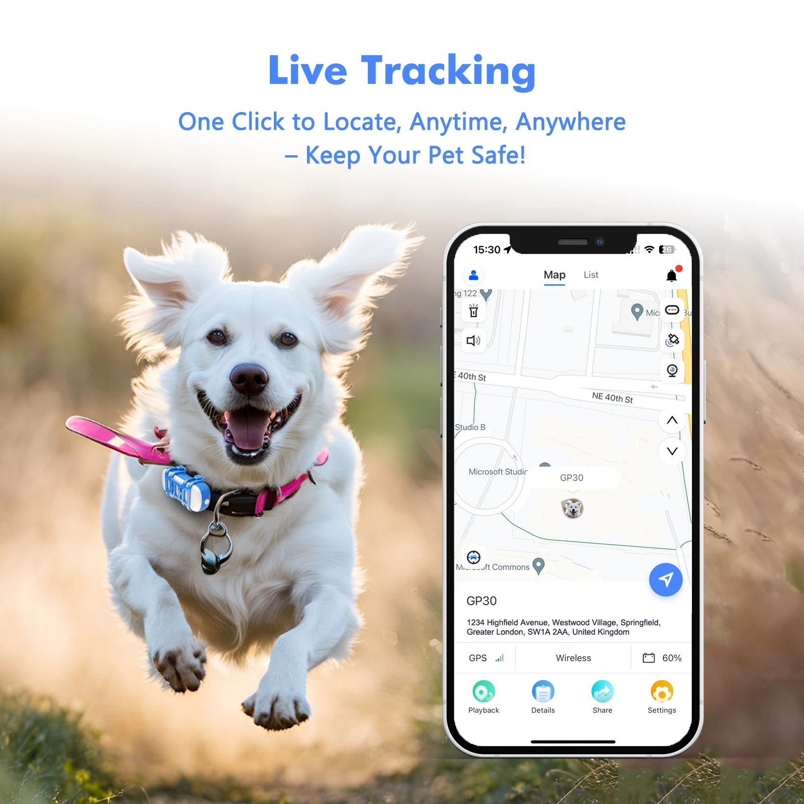 Gps tracker for dogs – Track Walks, Playtime & Safety All Day